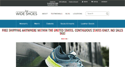 Desktop Screenshot of jayswideshoes.com