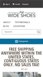 Mobile Screenshot of jayswideshoes.com